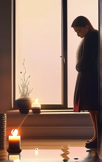 A Cat A Girl And A Window