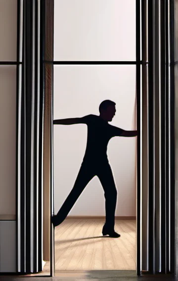 Older Gal With A Group Of Boys