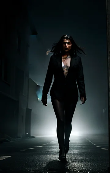 Blue Eyeshadow Pink Lips Ch 01