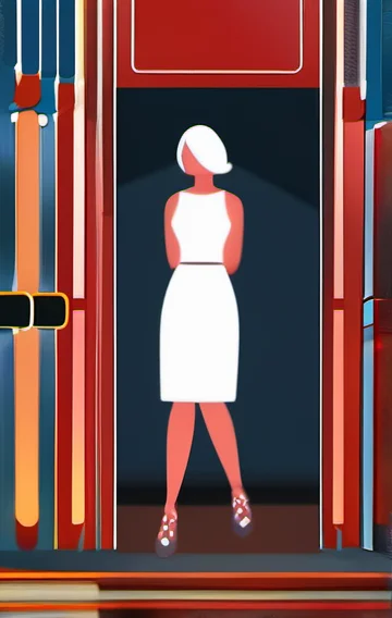 A Dark Car Park And A Woman Alone